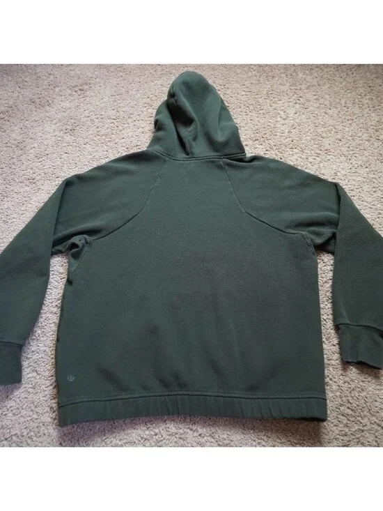 Lululemon Pullover Hoodie Womens 8 Green Athletic Long Sleeve Sweatshirt - Picture 7 of 8